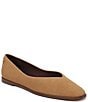 Franco Sarto Tesia Suede Square Toe Flats - Image 1