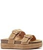 FRANKIE4 Bennett Suede Platform Slides, Barley Suede - Image 1