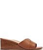 FRANKIE4 Carmen Leather Wedge Slide Sandals - Image 3