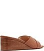 FRANKIE4 Carmen Leather Wedge Slide Sandals - Image 5