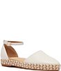 FRANKIE4 Kit Leather Ankle Strap Espadrilles - Image 1