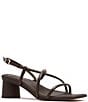 FRANKIE4 Lottie Leather Strappy Block Heel Sandals - Image 1