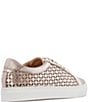 FRANKIE4 Mim V Lattice Perforated Leather Sneakers - Image 3