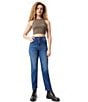 FRAYED Jeans High Rise Straight Leg Jeans - Image 4