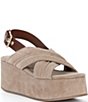 Free People Beach Party Suede Slingback Platform Sandals - Image 1