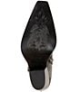 Color:Black - Image 6 - Brayden Leather Metal Toe Tip Western Booties