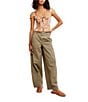 Free People Call Me Baby Floral Printed Sweetheart Neck Short Sleeve Blouse, Color:Meerkat Combo- Daisy - Image 3