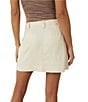 Color:Bleached Sand - Image 2 - Can't Blame Me High Rise Linen Blend Mini Skirt