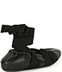 Color:Black - Image 2 - Cece Wrap Leather Ballet Flats
