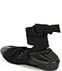 Color:Black - Image 3 - Cece Wrap Leather Ballet Flats
