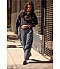 Free People Celeste Quarter Zip Stand Collar Long Sleeve Knit Top - Image 6