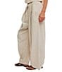 Free People Chambers Laid Back Linen Blend Mid Rise Pull-On Pants - Image 3