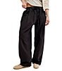 Free People Chambers Laid Back Linen Blend Mid Rise Pull-On Pants - Image 1