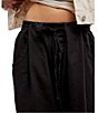 Free People Chambers Laid Back Linen Blend Mid Rise Pull-On Pants - Image 5