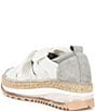 Color:Oyster - Image 3 - Chapmin Suede Chunky Espadrille Platform Sneakers