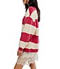Free People Classic Stripe Crew Neck Long Sleeve Pullover - Image 3
