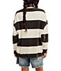 Free People Classic Stripe Crew Neck Long Sleeve Pullover - Image 2