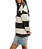 Free People Classic Stripe Crew Neck Long Sleeve Pullover - Image 3