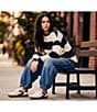Free People Classic Stripe Crew Neck Long Sleeve Pullover - Image 6