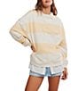 Free People Classic Stripe Crew Wide Long Sleeve Pullover - Image 1