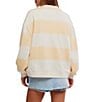 Free People Classic Stripe Crew Wide Long Sleeve Pullover - Image 2