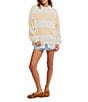 Free People Classic Stripe Crew Wide Long Sleeve Pullover - Image 4