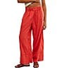 Free People Days End Linen Pull On Pants - Image 6