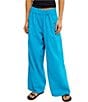 Free People Days End Linen Pull On Pants - Image 1