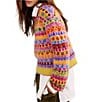 Free People Favorite Things Wool Blend Printed Crew Neck Long Sleeve Sweater - Image 3