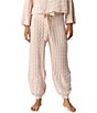 Free People Fireside Crush Drawstring Tie Coordinating Knit Joggers - Image 1