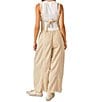 Color:Bleached Sand - Image 2 - Forever Always Ruched Sweetheart Neck Sleeveless Jumpsuit