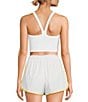 Free People FP Movement All Clear Solid Scoop Neckline Sleeveless Cami - Image 6