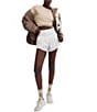 Free People FP Movement Carpe Diem High Waist Shorts, Color:White - Image 4