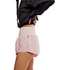Free People FP Movement Carpe Diem High Waist Shorts, Color:Rose Water - Image 3