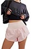 Free People FP Movement Carpe Diem High Waist Shorts, Color:Rose Water - Image 4