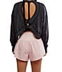 Free People FP Movement Carpe Diem High Waist Shorts, Color:Rose Water - Image 5