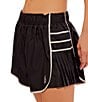 Color:Black - Image 4 - FP Movement Easy Tiger High Rise Smocked Waist Shorts