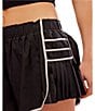 Color:Black - Image 5 - FP Movement Easy Tiger High Rise Smocked Waist Shorts
