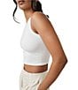 Free People FP Movement Free Throw Musle Tank Top, Color:White - Image 3