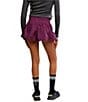 Free People FP Movement Get Your Flirt On High Rise Shorts, Color:Black Cherry - Image 2