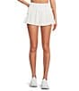 Free People FP Movement Get Your Flirt On High Rise Shorts, Color:White - Image 1