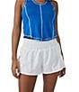 Free People FP Movement Get Your Flirt On High Rise Shorts, Color:White - Image 5