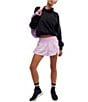 Free People FP Movement Get Your Flirt On High Rise Shorts, Color:Powder Pink - Image 4