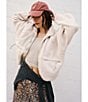 Free People FP Movement Hit the Slopes Stand Collar Long Sleeve Snap Front Jacket, Color:Muted Beige - Image 8
