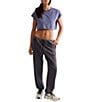 Free People FP Movement Hot Shot Crew Neck Short Sleeve Cropped Tee - Image 4