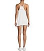 Color:White - Image 2 - FP Movement Hot Shot Scoop Neck Sleeveless Patch Pocket Mini Dress