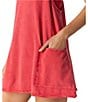 Free People FP Movement Hot Shot Scoop Neck Sleeveless Patch Pocket Mini Dress - Image 5