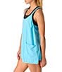 Free People FP Movement Hot Shot Scoop Neck Sleeveless Patch Pocket Mini Dress - Image 3