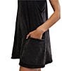Free People FP Movement Hot Shot Scoop Neck Sleeveless Patch Pocket Mini Dress - Image 5