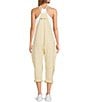 Color:Banana - Image 2 - FP Movement Sleeveless Scoop Neck Ankle Length Patch Pocket Hot Shot Onesie